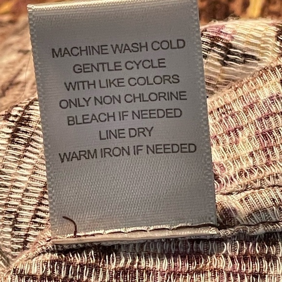 Christopher & Banks Multi Color 100% Cotton Button Front Jacket Size Large - Picture 9 of 10